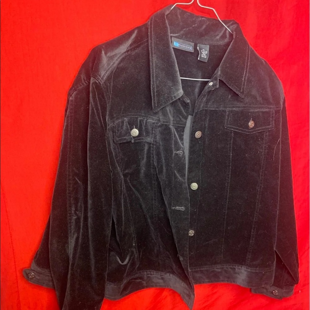 cropped suede jacket